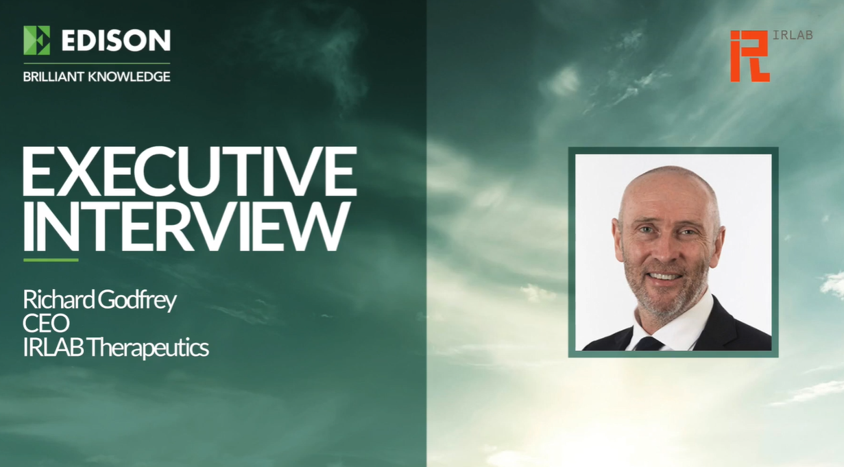 Irlab Therapeutics Executive Interview Edison Group