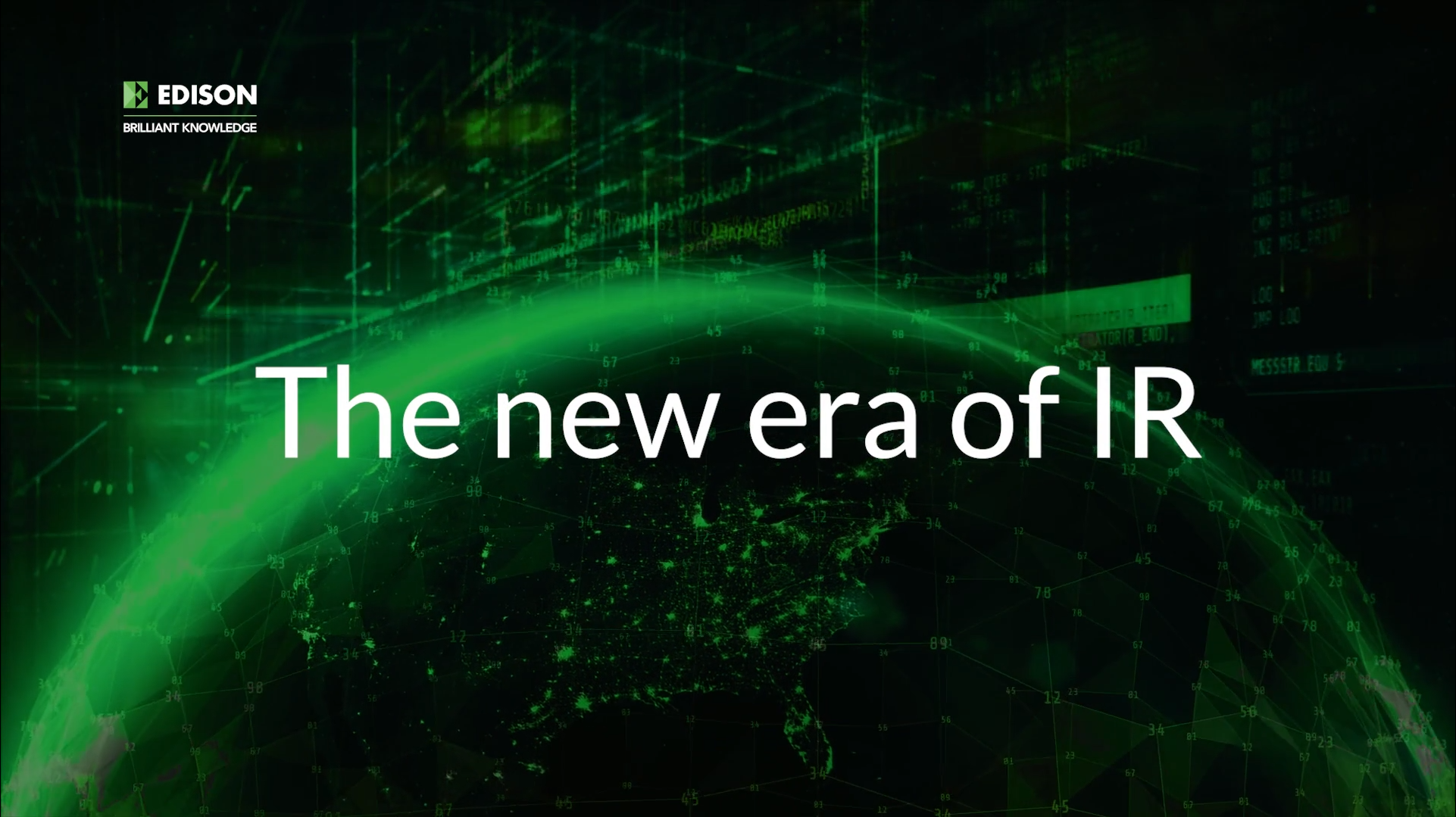 The new era of investor relations - Edison Group
